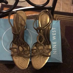 Nine West Bronze Sandal